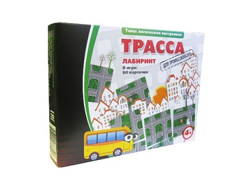 Настольная игра "Трасса для профессионалов", ТМ "Ребус" 