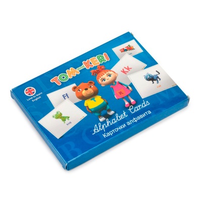 Карточки алфавита «Том и Кери», Билингва